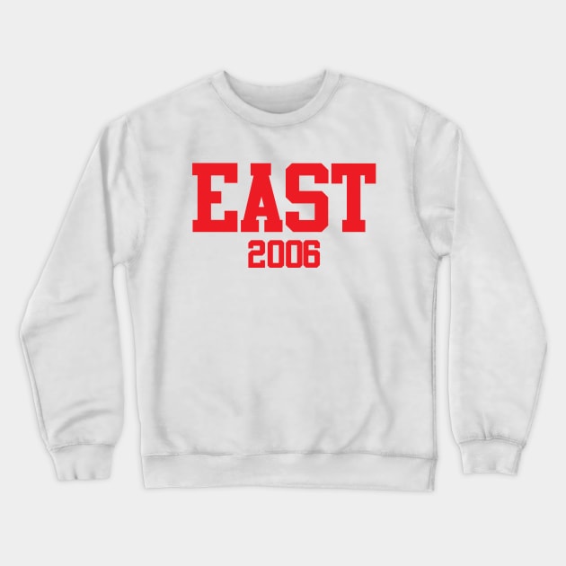 East 2006 (White) Crewneck Sweatshirt by GloopTrekker